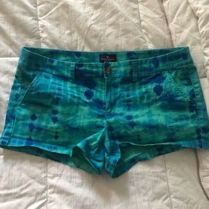 American Eagle tye dye shorts